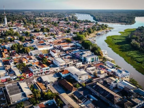 Foto da cidade de Cáceres, no Mato Grosso. Reprodução: Assessoria SEAF