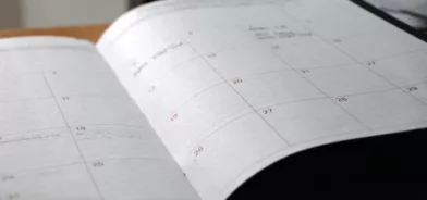 Calendário, em foto que ilustra post sobre prazos processuais no novo CPC. Foto: Eric Rothermel/Unsplash