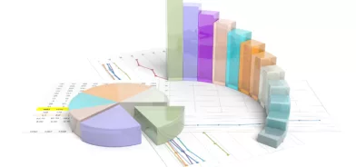 Gráficos representando Índice de Participação dos Municípios. Reprodução: rawf8/Envato