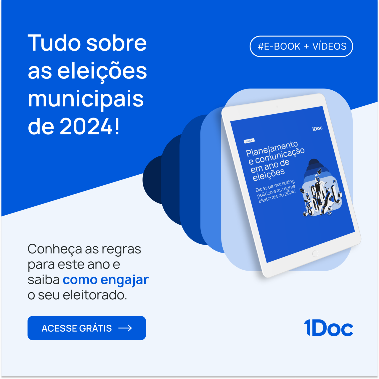 Kit ebook e vídeo sobre eleições 2024