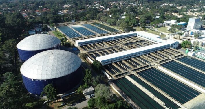 Foto de unidade da Sabesp ilustrando post sobre empresas de saneamento. Reprodução: Governo de São Paulo.