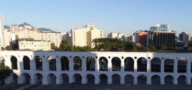 Arcos da Lapa, em foto que ilustra post sobre patrimônio público. Reprodução: Jefferson Teófilo/Prefeitura do Rio