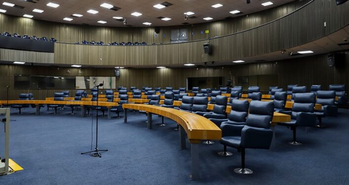 Câmara Municipal de São Paulo, em foto que ilustra post sobre legislativo municipal. Reprodução: CMSP.