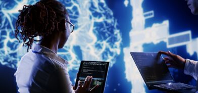 Inteligência artificial no governo. Reprodução: DC_Studio/Envato.
