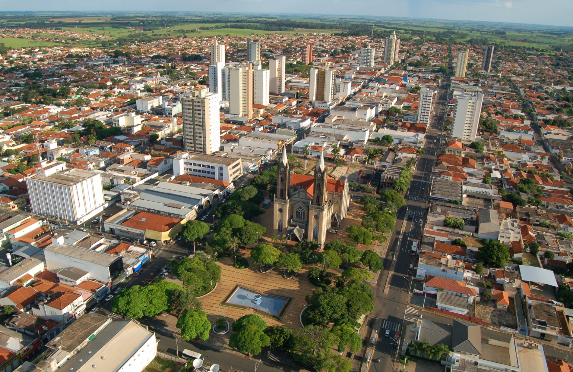 Cidade de Votuporanga. Crédito: Assessoria de Comunicação Social da Prefeitura de Votuporanga (SP)