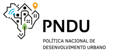Logo da PNDU (Política Nacional de Desenvolvimento Urbano).