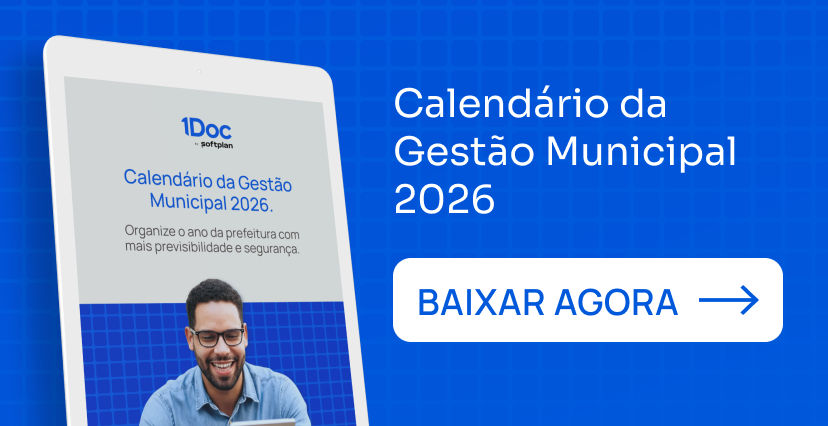 Calendário gestão municipal 2026
