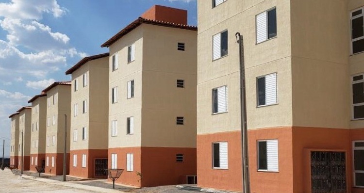 Moradia popular do governo, em foto que ilustra post sobre SNHIS. Reprodução: Governo Federal.