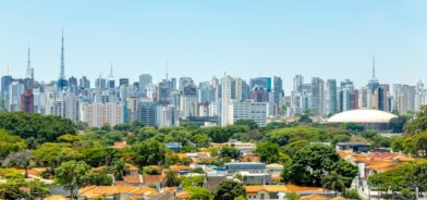 Horizonte de São Paulo. Foto que ilustra post sobre governança ambiental. Reprodução: ESBProfessional/Envato.