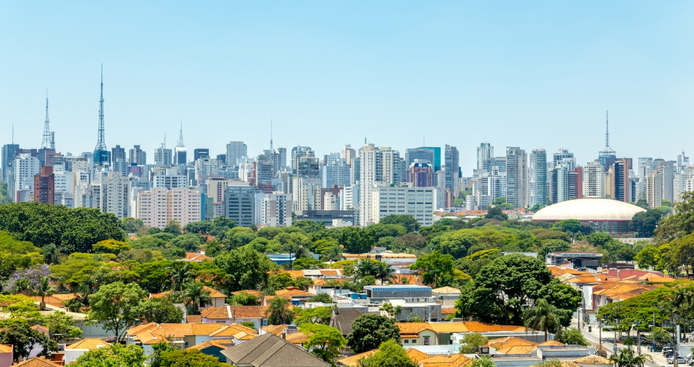 Horizonte de São Paulo. Foto que ilustra post sobre governança ambiental. Reprodução: ESBProfessional/Envato.
